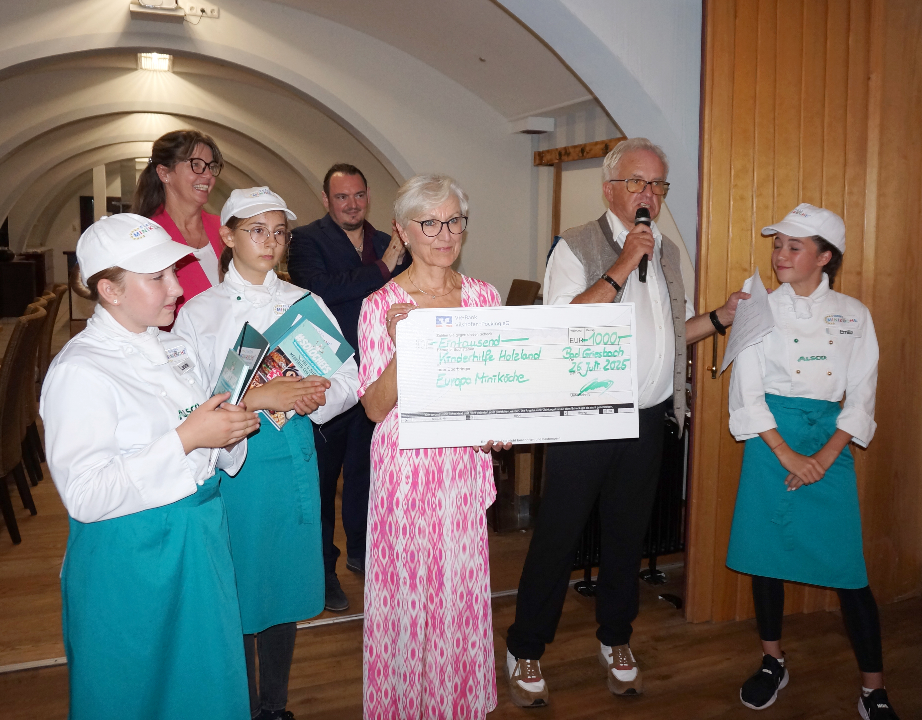 Abschlussfeier der Miniköche aus Bad Griesbach