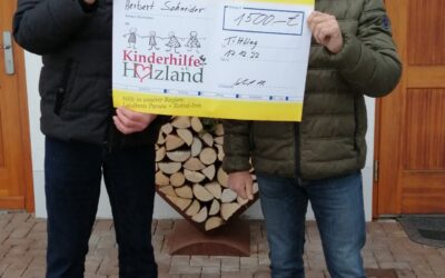 Kronkorken sammeln mit Spendenübergabe