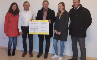 Spende für Kinderhilfe Holzland