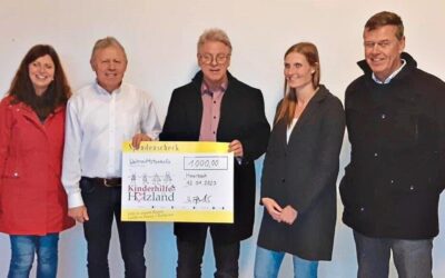 Tombola bringt 1000 Euro für die Kinderhilfe