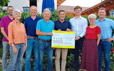 Sportverein spendet 1000 Euro an Kinderhilfe