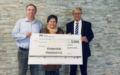 Geburtstagsgeschenk kommt Pockinger Kinder zugute