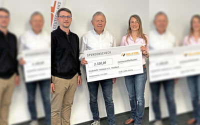 Klebl Penning spendet 2500 Euro für Kinderhilfe