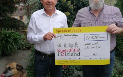 Zum 50. Geburtstag lieber Spenden