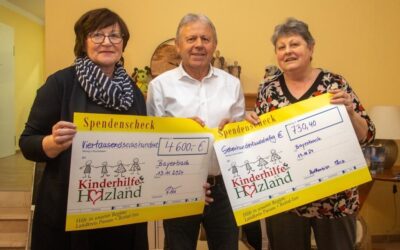 Was für eine tolle Summe: Rosemarie Zue aus Bayerbach hat in acht Jahren 15.000 Euro gespendet