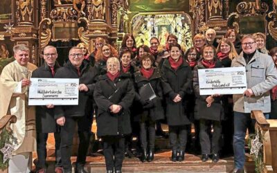 Sängerzirkel Sammarei gibt Spenden an Kinderhilfe und Wallfahrtskirche