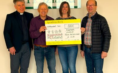 Pfarrei Wolfakirchen hat ein Herz für Kinder