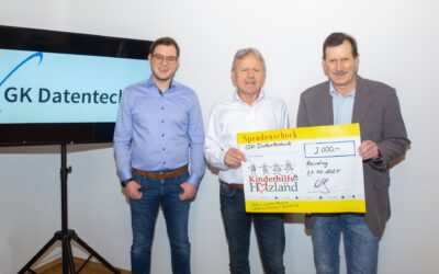 GK Datentechnik spendet an Kinderhilfe Holzland