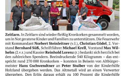 Kronkorken sammeln für Kinder