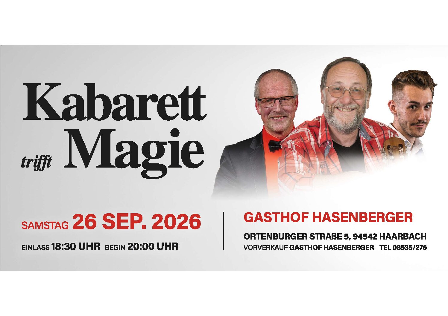 Kabarett trifft Magie